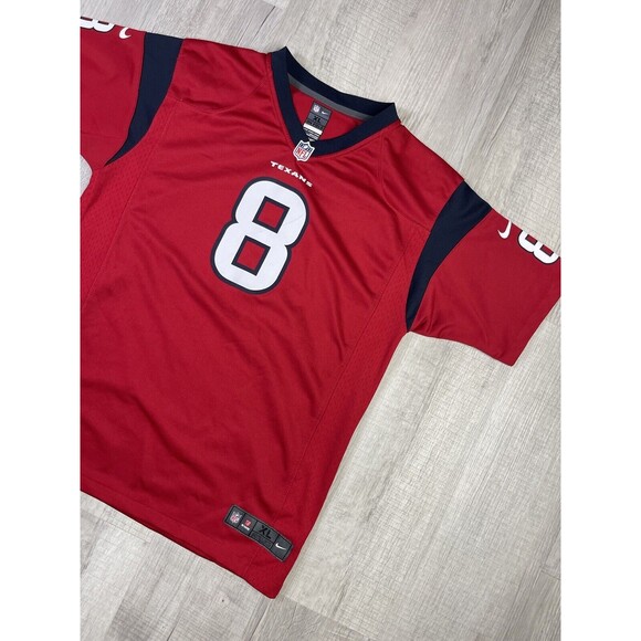 NIKE ON FIELD NFL FOOTBALL HOUSTON TEXANS 8 MATT SCHAUB JERSEY Youth XL (T) - Picture 3 of 8